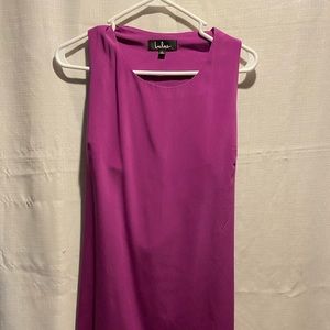 LuLu’s size Large purple dress, mini dress, with open back